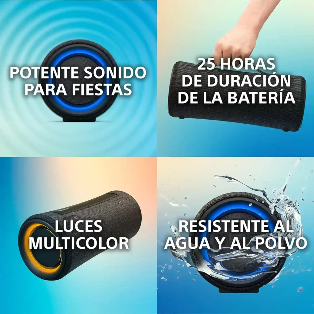 Caracteristicas del Altavoz de Sony SRS-XG300